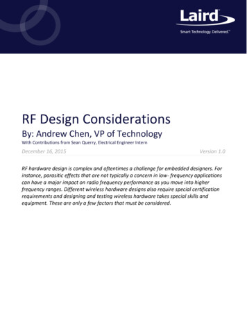 RF Design Considerations - Microsoft