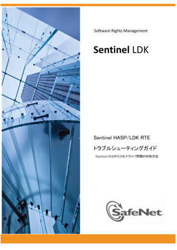 Sentinel LDK - Support.safenet-inc.jp