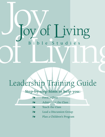 Joy Joy Living Living - Joy Of Living Bible Studies