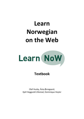 Learn Norwegian On The Web - NTNU