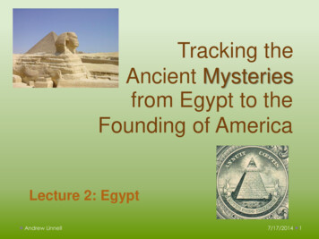 Tracking The Mysteries From Egypt To The Founding Of America