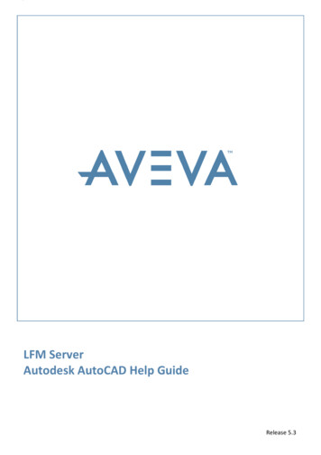 LFM Server Autodesk AutoCAD Help Guide - Microsoft
