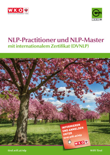 NLP-Practitioner Und NLP-Master