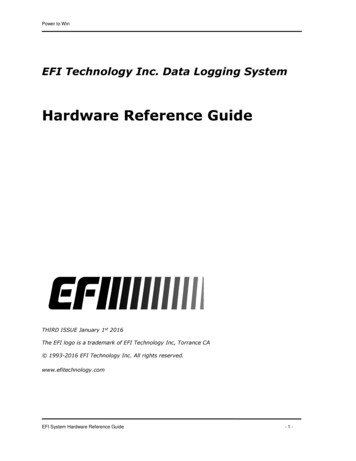 EFI Technology Inc. Data Logging System