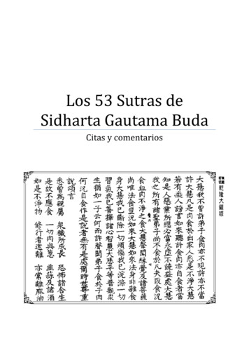 Los 53 Sutras De Sidharta Gautama Buda - Citas Y Comentarios