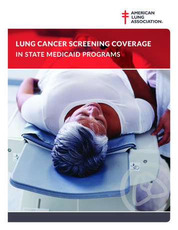 IN STATE MEDICAID PROGRAMS - American Lung Association