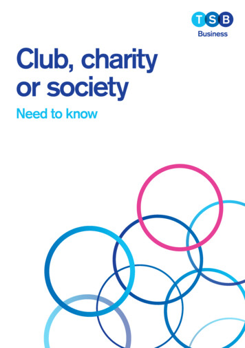 Club, Charity Or Society - TSB Bank