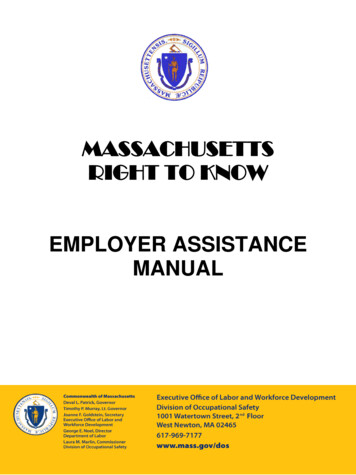 Massachusetts Right To Know