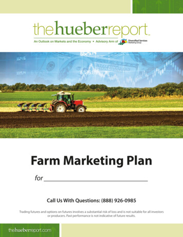 Farm Marketing Plan - The Hueber Report