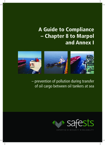 A Guide To Compliance - Chapter 8 To Marpol And Annex I