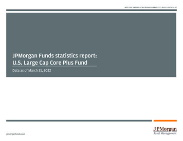 Supplemental Data Sheet - U.S. Large Cap Core Plus Fund