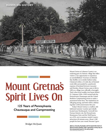 Mount Gretna's Spirit Lives On - Bridget McQuate Writer