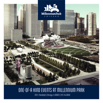 Millennium Park Private Events Brochure - City Of Chicago