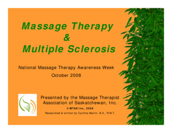 Massage Therapy Multiple Sclerosis