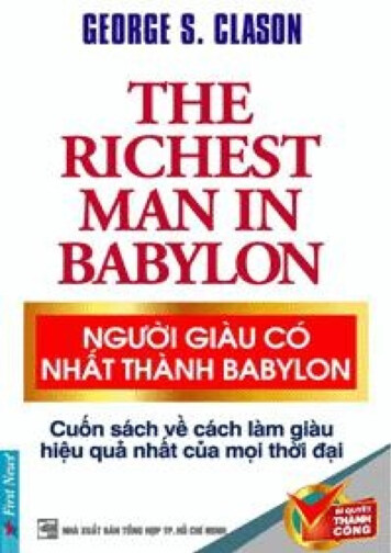 Người Giàu Có Nhất Thành Babylon - Thư Viện Ebook Miễn Phí