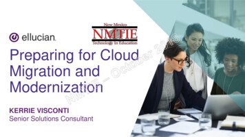 NMTIE- Ellucian Cloud And Modernization