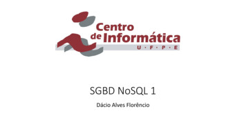 SGBD NoSQL 1 - UFPE