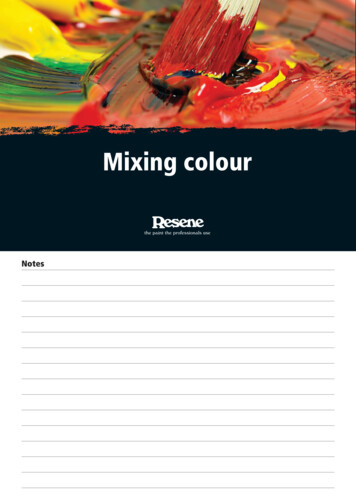 Mixing Colour - Resene