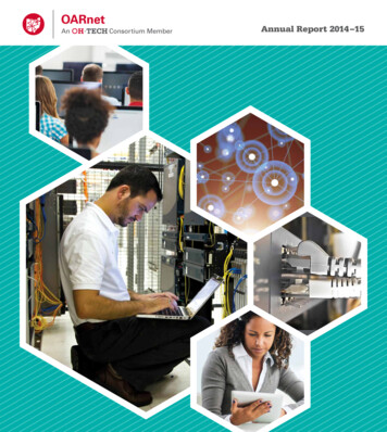 Annual Report 2014 -15 - OARnet