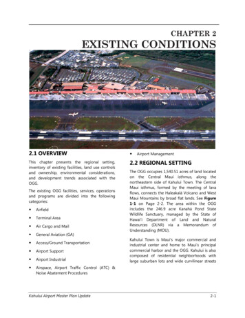 CHAPTER 2 EXISTING CONDITIONS - Hawaii