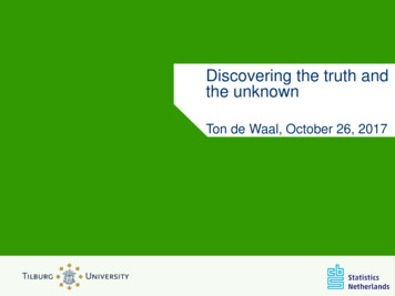 Discovering The Truth And The Unknown