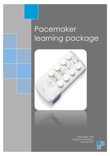 Pacemaker Learning Package - Agency For Clinical Innovation