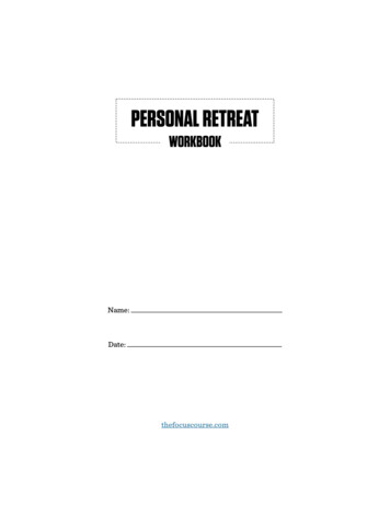 Personal Retreat Workbook - Thefocuscourse 