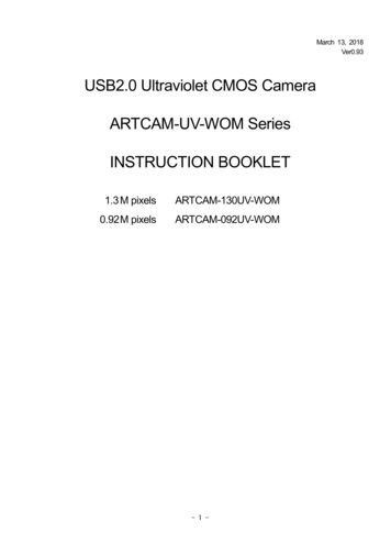 USB2.0 Ultraviolet CMOS Camera ARTCAM-UV-WOM Series . - Polytec