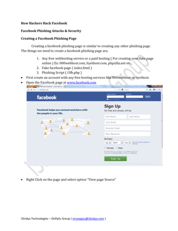 How Hackers Hack Facebook Facebook Phishing Attacks & Security Creating .