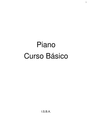 Piano - Cuadernillo Curso Básico - INFD