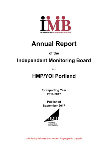 Independent Monitoring Board - Amazon S3