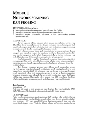 Prakt1 Network Scanning - WebIPTEK 