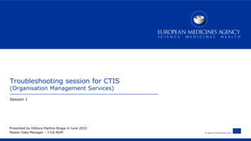 OMS Troubleshooting Session For CTIS Users
