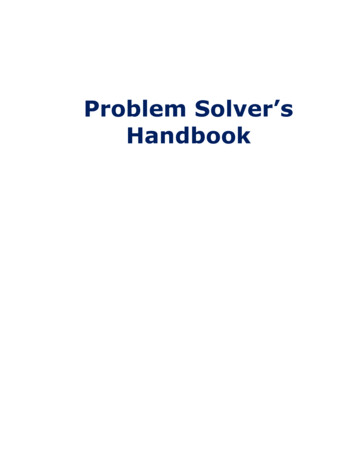 Problem Solver's Handbook