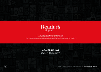 ADVERTISING Rates & Data, 2017 - Readersdigest.co.uk