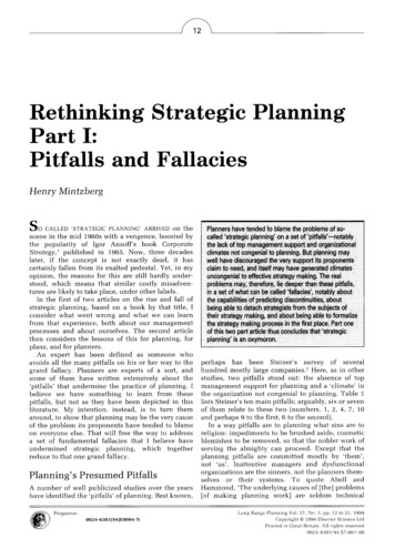 Rethinking Strategic Planning Part I: Pitfalls And Fallacies