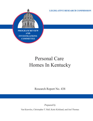 Personal Care Homes In Kentucky