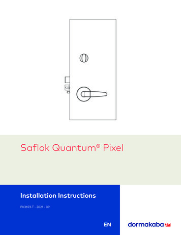 Saflok Quantum Pixel - ILCO