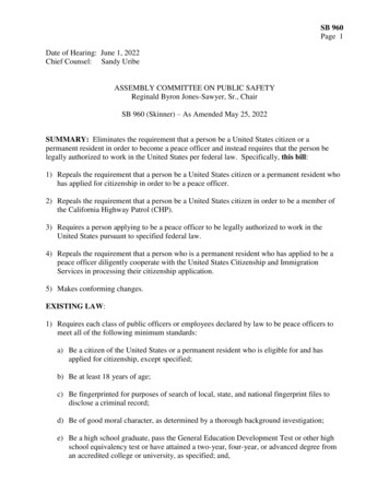 Senate Bill Policy Committee Analysis - Apsf.assembly.ca.gov