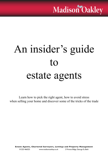 An Insider's Guide To Estate Agents - Madison Oakley