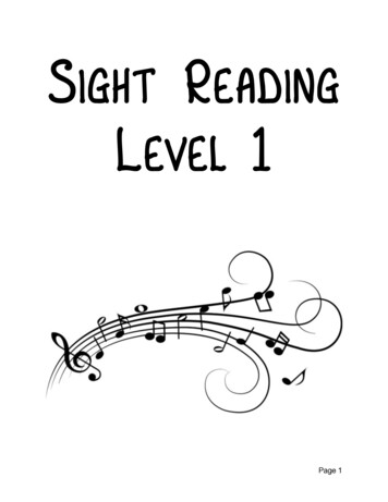 Sight Reading Book - Vernon-Verona-Sherrill Central School District
