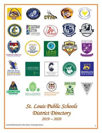 St. Louis Public Schools District Directory
