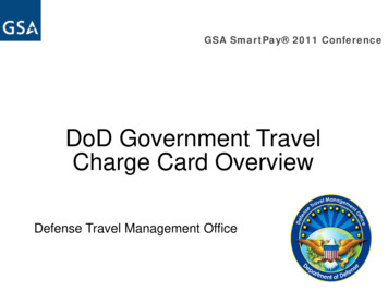DoD Government Travel Charge Card Overview