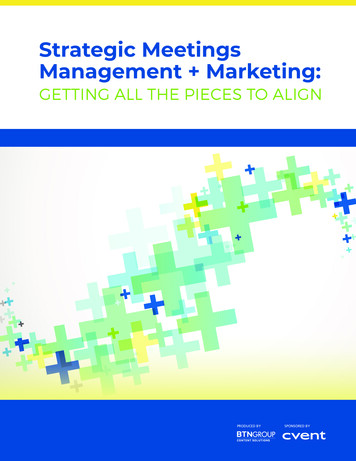 Strategic Meetings Management Marketing