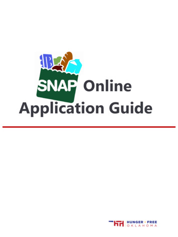 Online Application Guide - Hunger Free Oklahoma