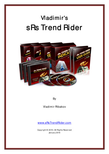 Vladimir's SRs Trend Rider