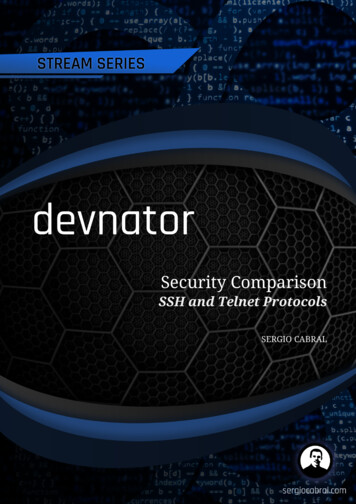 Security Comparison: SSH And Telnet Protocols - E-Books SERGIOCABRAL 