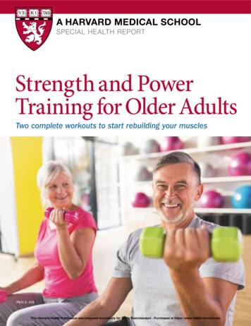 Strength And Power Training: A Guide For Older Adults