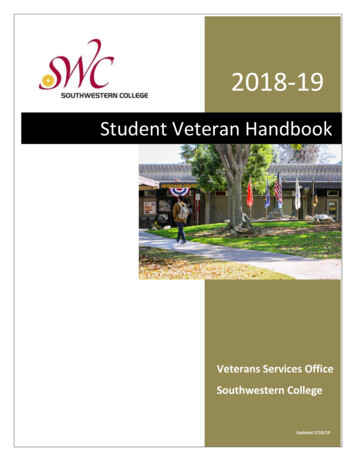 Student Veteran Handbook - Swccd.edu
