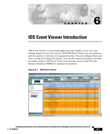 IDS Event Viewer Introduction
